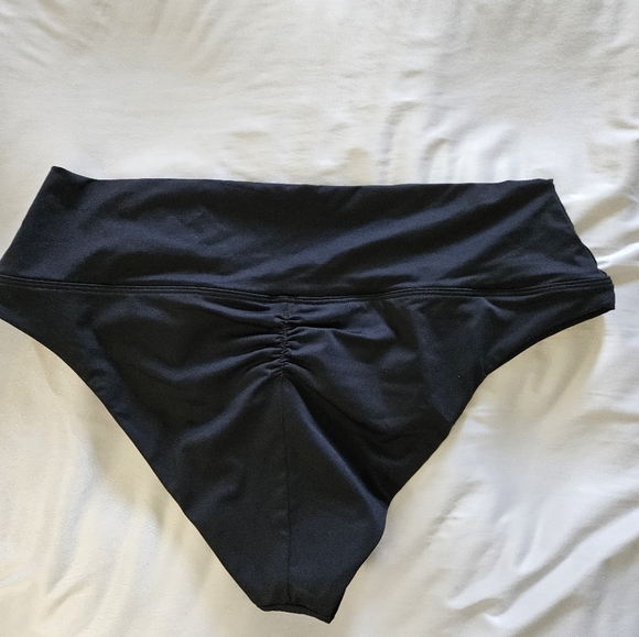 Prana Aurelia Classic Black High-Waist Bikini Bottom Size XS & XL - Picture 6 of 7
